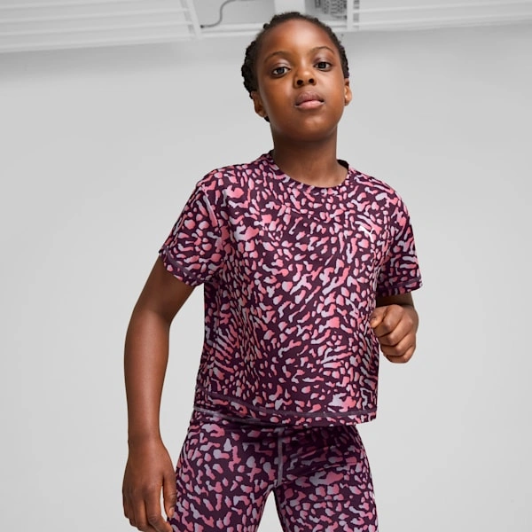PUMA: T-shirt da bambino "Train Favorite" Corto e Audace! Energia in movimento.